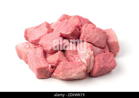 Pieces of raw lamb fat dumba are fried in a black cauldron, cooking food  Stock Photo - Alamy