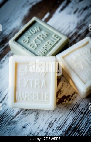 Marseille soaps. Stock Photo
