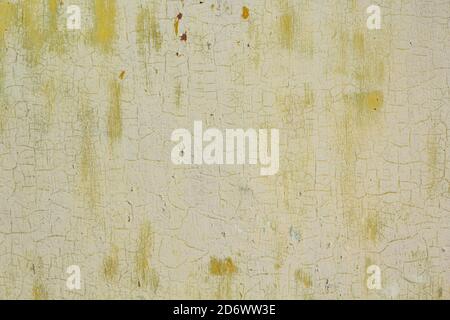 light pistachio color background texture with cracks on old paint Stock Photo