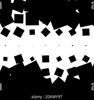 Random squares, blocks halftone (half tone) texture, pattern background Stock Vector