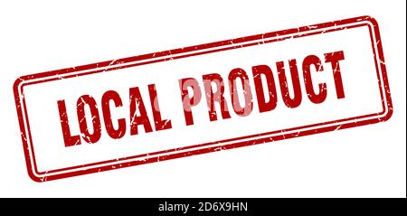 local product stamp. square grunge sign isolated on white background Stock Vector