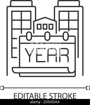 Year built icon Stock Vector Image & Art - Alamy