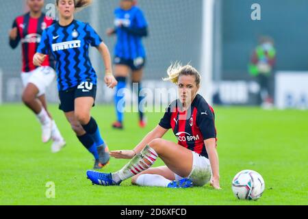 Milano, Italia. 18th Oct, 2020. Francesca Vitale (#33 AC Milan) during the Serie A women's match between AC Milan Women and FC Inter Women Cristiano Mazzi/SPP Credit: SPP Sport Press Photo. /Alamy Live News Stock Photo