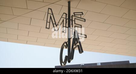 Bordeaux , Aquitaine / France - 16 10 2020 : MECA text sign in Bordeaux city The House of Creative Economy and Culture of New Aquitaine Region Stock Photo