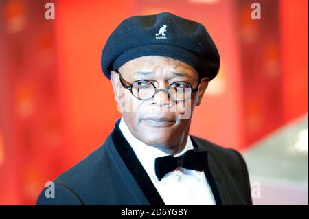 Samuel L Jackson arriving at the 2011 Orange British Academy Film Awards at The Royal Opera House, Covent Garden, London Stock Photo