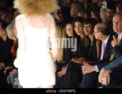 Naomi Campbell showing a breast nipple as she leaves the Toni&Guy - Hair  Fashion Show at Somerset House. London, England - 15.09.11 Credit  Mandatory: WENN.com Stock Photo - Alamy