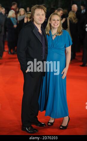 Shaun Dooley and Polly Cameron attending the premiere of Woman in Black, at the Royal Festival Hall on the South Bank. Stock Photo