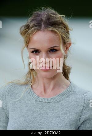 Kate Bosworth arriving for the Burberry Prorsum show at Kensington Gore, London, during London Fashion Week. Stock Photo