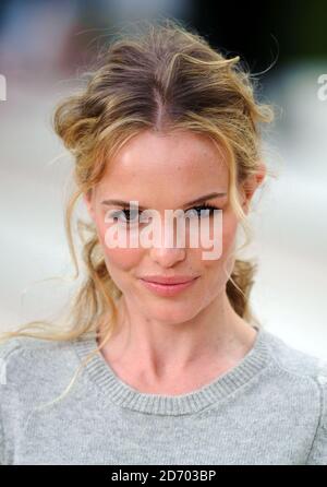 Kate Bosworth arriving for the Burberry Prorsum show at Kensington Gore, London, during London Fashion Week. Stock Photo