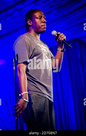 Nathan Caton performing at the Latitude festival in Southwold, Suffolk. Stock Photo