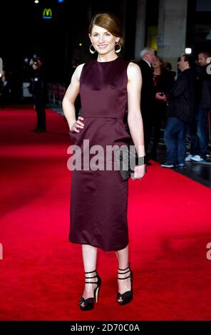 Jodie Whittaker arrives for the screening of new film Good Vibrations at the Odeon West End cinema in London Stock Photo