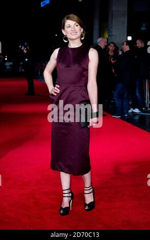 Jodie Whittaker arrives for the screening of new film Good Vibrations at the Odeon West End cinema in London Stock Photo