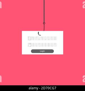 Register page design. Login form user account password identity,interface web. Stock Vector
