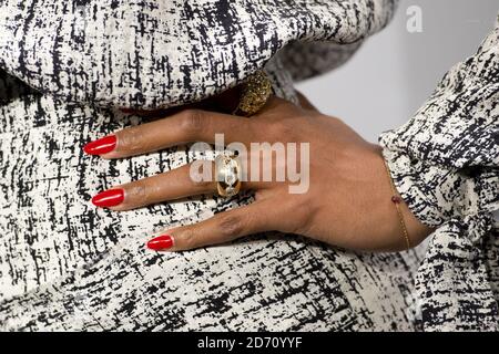 Kelly Rowland attending the amfAR New York Gala at Cipriani on Wall Street, New York. Stock Photo