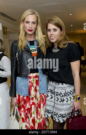 Poppy Delevingne and Princess Beatrice of York attending the