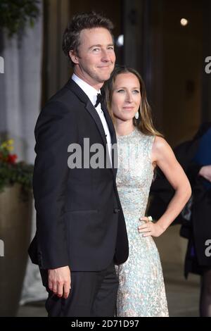 Edward Norton attending the after show party for the EE British Academy Film Awards at the Grosvenor House Hotel in central London. Stock Photo