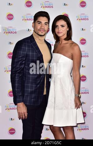 Louis Smith and Lucy mecklenburgh attending Lorraine's High Street Fashion Awards, at the Connaught Rooms in London Stock Photo