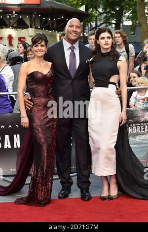 Alexandra Daddario attending the San Andreas UK film premiere held at The  Odeon cinema Leicester Square, London Stock Photo - Alamy