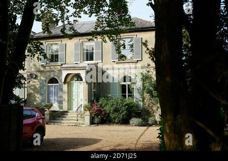 Large House, High Street, Brasted, Kent, UK, Autumn 2020 Stock Photo