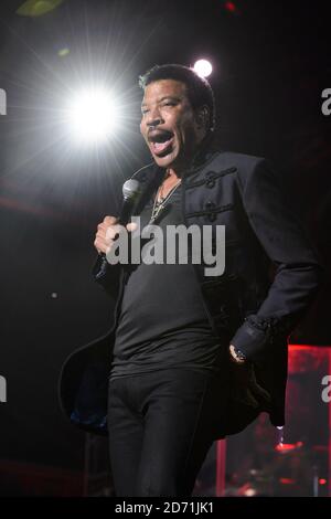 Lionel Ritchie performs at the Henley Festival in Henley-on-Thames, Oxfordshire. Stock Photo