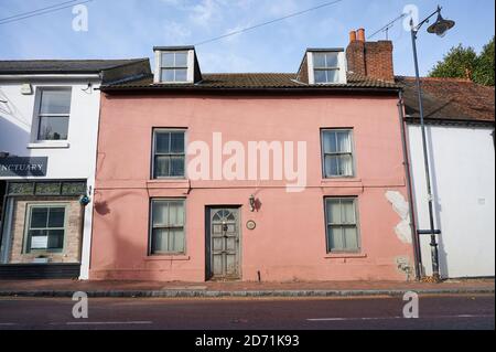 Eden House, High Street, Brasted, Kent, UK, Autumn 2020 Stock Photo