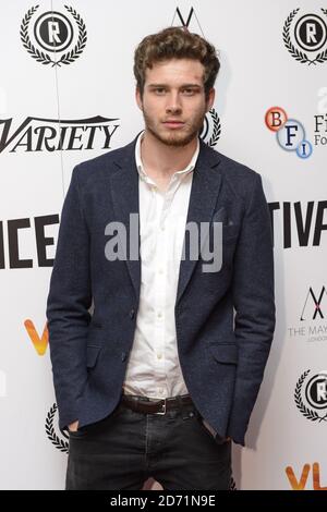 Oliver Stark attending the premiere of My Hero, held at the Vue Cinema in Piccadilly as part of the Raindance Film Festival. Stock Photo