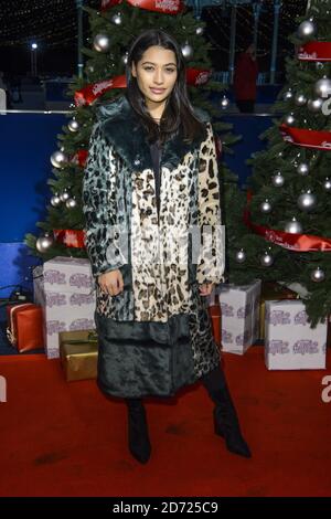 Vanessa White attending the opening night of Hyde Park Winter Wonderland in London. Picture date: Thursday November 17th, 2016. Photo credit should read: Matt Crossick/ EMPICS Entertainment.
