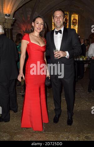 Greg Rusedski and Lucy Connor attending Save the Children's  Winter Gala, a festive fundraising event held at London's Guildhall. Picture date: Tuesday November 22, 2016. Photo credit should read: Matt Crossick/ EMPICS Entertainment.  Stock Photo