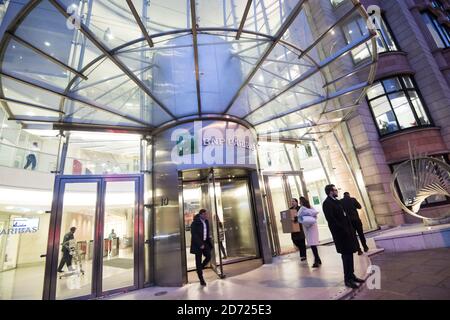 General view of the UK headquarters of BNP Paribas in Marylebone, London. The bank is one of several rumoured to be planning a move to Frankfurt after the UK's decision to leave the European Union. Picture date: Wednesday November 23rd,  2016. Photo credit should read: Matt Crossick/EMPICS Entertainment Stock Photo