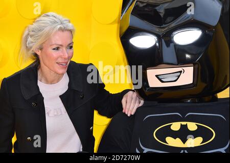 Nell McAndrew attending a gala screening of the Lego Batman Movie, at the Empire cinema in Leicester Square, London. Picture date: Saturday January 28, 2016. Photo credit should read: Matt Crossick/ EMPICS Entertainment. Stock Photo