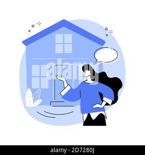 Real estate abstract concept vector illustration. Stock Vector