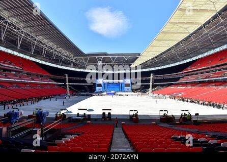 General view of Wembley Stadium ahed of the Capital FM's 