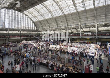 General view of the London Film and Comic Con in Olympia, Kensington. Picture date: Sunday July 30th, 2017. Photo credit should read: Matt Crossick/ EMPICS Entertainment. Stock Photo