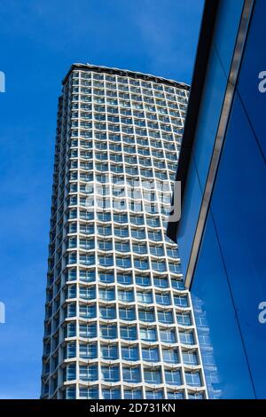 Centre Point skyscraper in London, where half of the luxury apartments remain unsold and were recently taken off the market. A large number of luxury and ultra-luxury new-build apartments in London are failing to sell, as overseas investors invest less in UK property. Picture date: Wednesday November 14th, 2018. Photo credit should read: Matt Crossick/ EMPICS Entertainment. Stock Photo