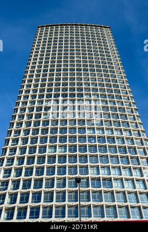 Centre Point skyscraper in London, where half of the luxury apartments remain unsold and were recently taken off the market. A large number of luxury and ultra-luxury new-build apartments in London are failing to sell, as overseas investors invest less in UK property. Picture date: Wednesday November 14th, 2018. Photo credit should read: Matt Crossick/ EMPICS Entertainment. Stock Photo