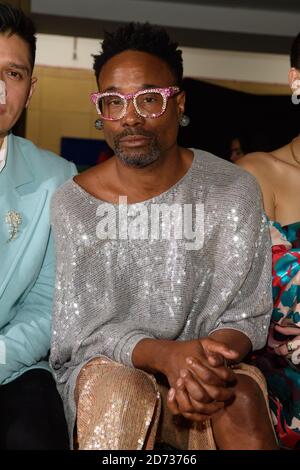 Billy Porter on the front row during the Ashish catwalk show during Spring/Summer 2020 London Fashion Week, at Seymour Hall, London. Picture date: Sunday September 15, 2019. Photo credit should read: Matt Crossick/Empics Stock Photo