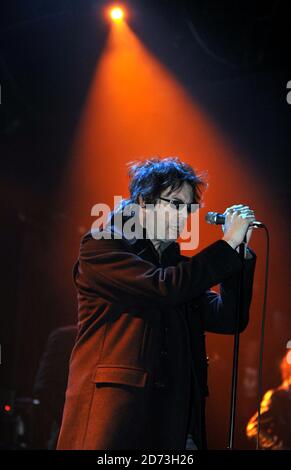Ian McCulloch of Echo and the Bunnymen on stage at Koko in Camden, north London, as part of the 2009 Camden Crawl. Stock Photo