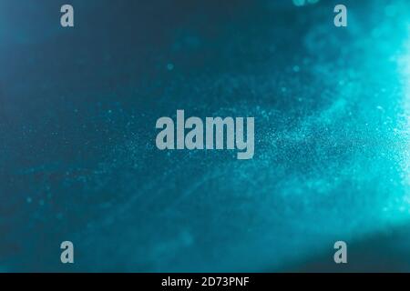 Metallic blue painted metal sheet Stock Photo