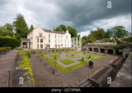 Aberglasney Gardens, Carnarthenshire, Wales. Stock Photo