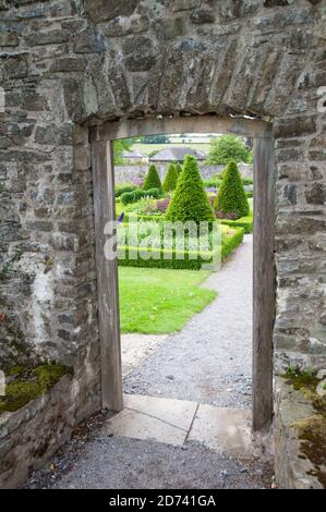 Aberglasney Gardens, Carnarthenshire, Wales. Stock Photo