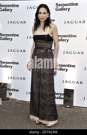 Claire Forlani arrives at the Serpentine Gallery summer party, in Hyde Park in central London.  Stock Photo