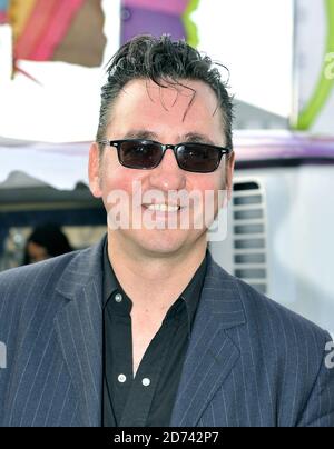 Richard Hawley pictured backstage in the Absolute Radio area at the Latitude festival in Suffolk. Picture date: 16 July 2010. M Crossick/EMPICS Stock Photo