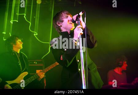 Kye Sones of Diagram of the Heart performs at the Hoxton Bar and Grill in central London. Stock Photo