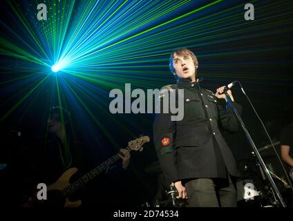 Kye Sones of Diagram of the Heart performs at the Hoxton Bar and Grill in central London. Stock Photo