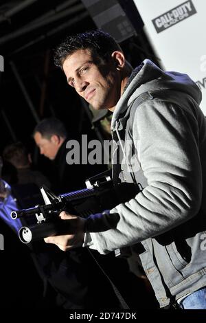 Alex Reid arrives at the Call of Duty: Black Ops Launch party, at Battersea Power Station in south London. Stock Photo