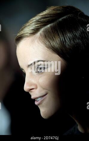 Emma Watson arrives at the world premiere of Harry Potter and the Deathly Hallows, in Leicester Square in central London. Stock Photo