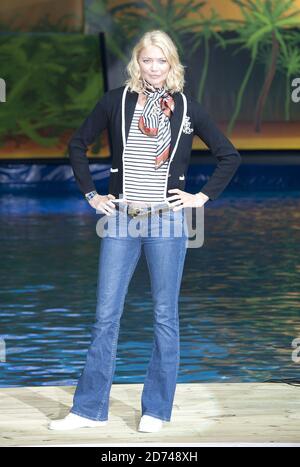 Jodie Kidd opens the London Boat Show, at the Excel centre in east London. Stock Photo