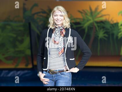 Jodie Kidd opens the London Boat Show, at the Excel centre in east London. Stock Photo