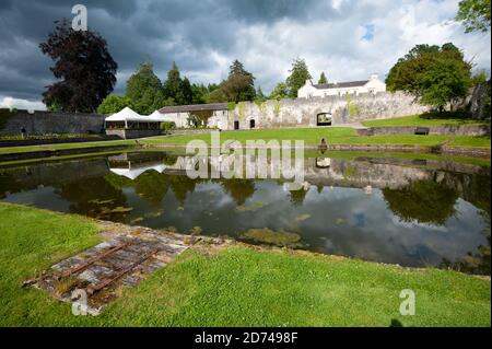 Aberglasney Gardens, Carnarthenshire, Wales. Stock Photo