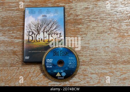 DVD release of Tim Burton's fantasy drama Big Fish Stock Photo
